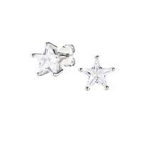 Orecchini Amen Donna Stelle in Argento Zircone ORST7BBZ - ORST7BBZ